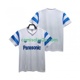 Camisolas de futebol Olympique de Marseille Retro Equipamento Principal 1990 Manga Curta